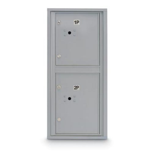 CAD Drawings American Postal Manufacturing Co. Standard 4C Mailbox with 2 Parcel Lockers